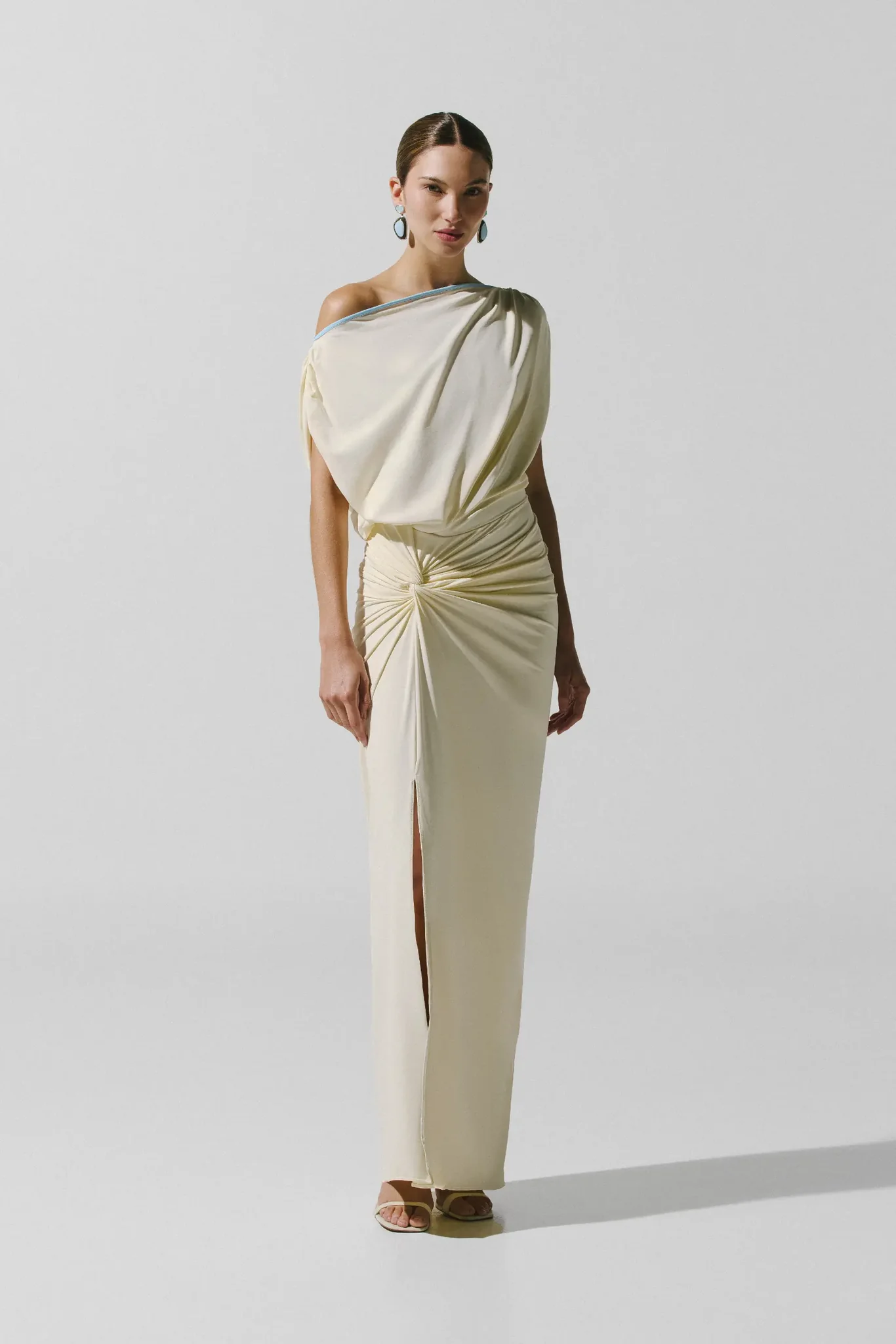 WAVES MAXI DRESS Ivory 1