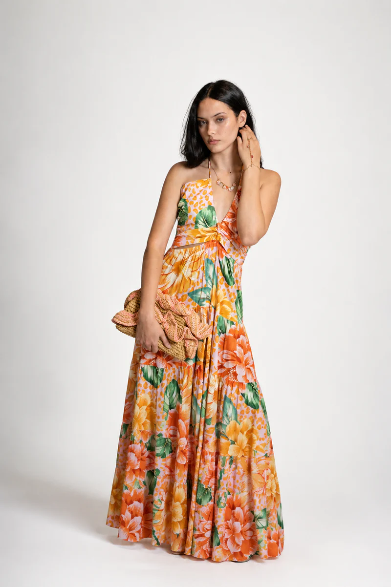 MAXI DRESS PARAISO Orange 1