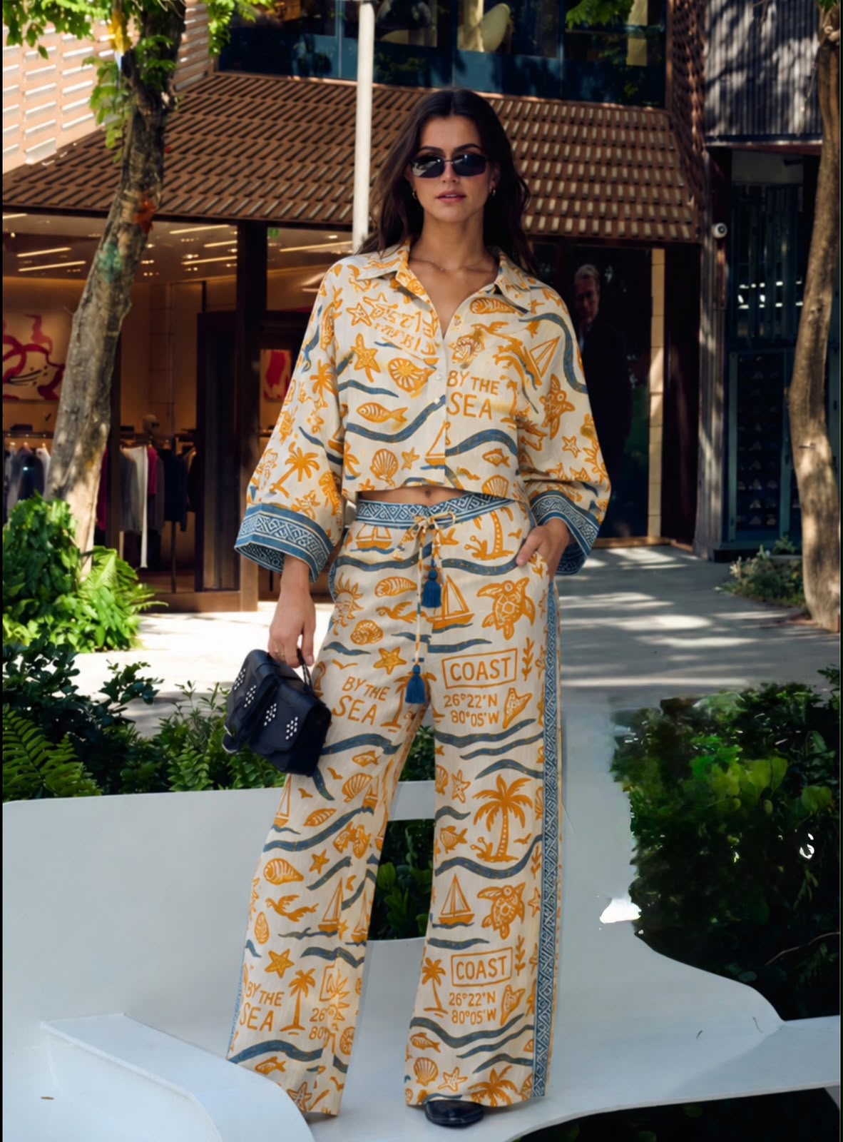 SET PANTS SHIRT ZAYA Yellow 1