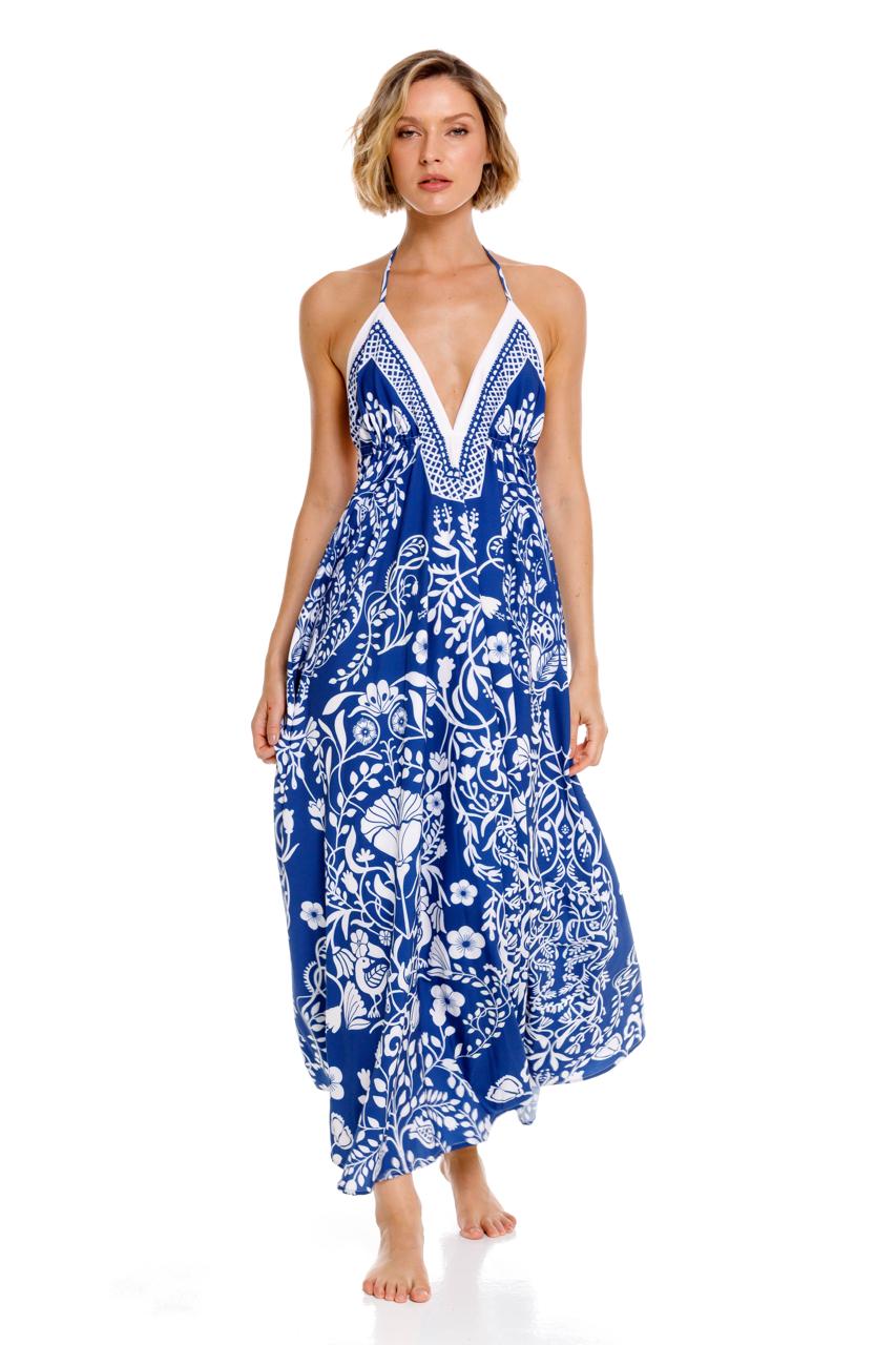 MAXI DRESS TINI AZUR Blue King 1