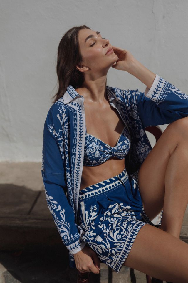 SHORT CLASIC AZUR