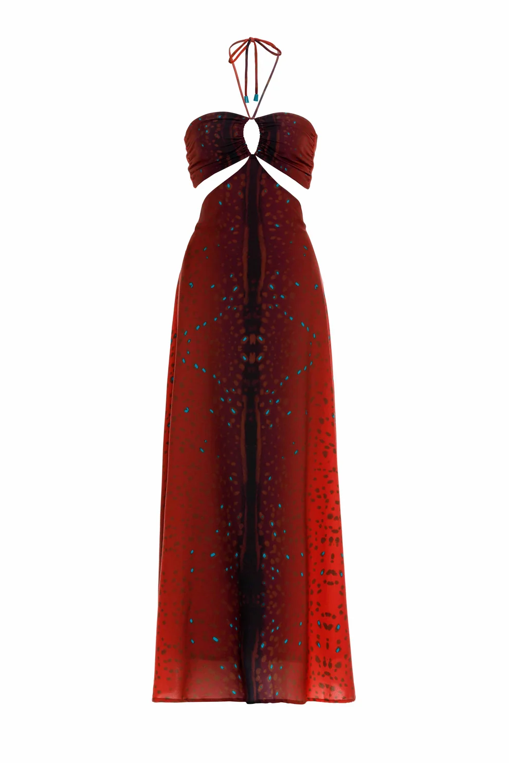 MAXI DRESS BAMBI RED Wine 1